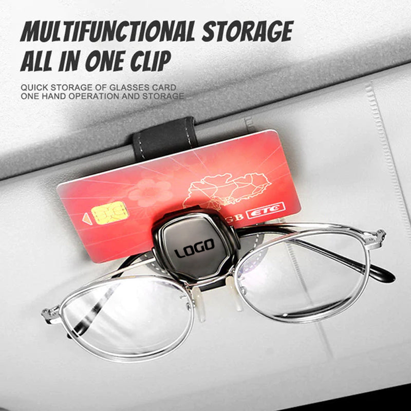 Multifunctional Suede Glasses Clip 