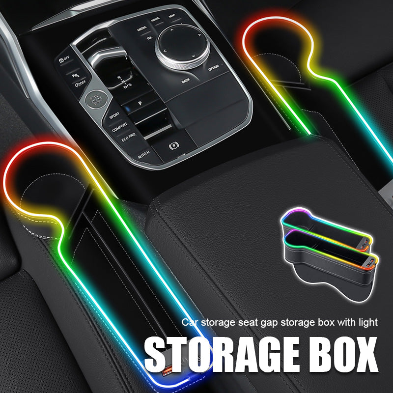 Bright and colorful car storage box 