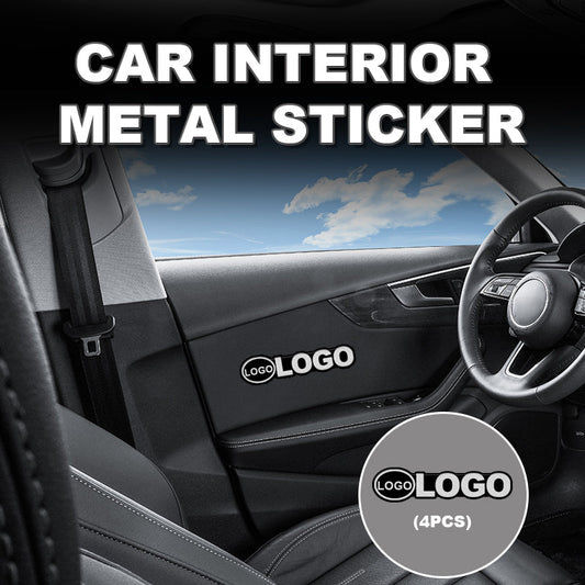 Car Interior Metal Sticker (4pcs) 