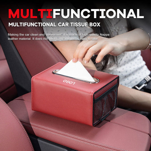 Multifunctional car tissue box 