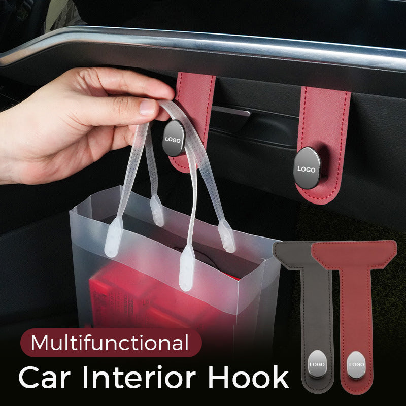 Multifunctional hook for car interior 