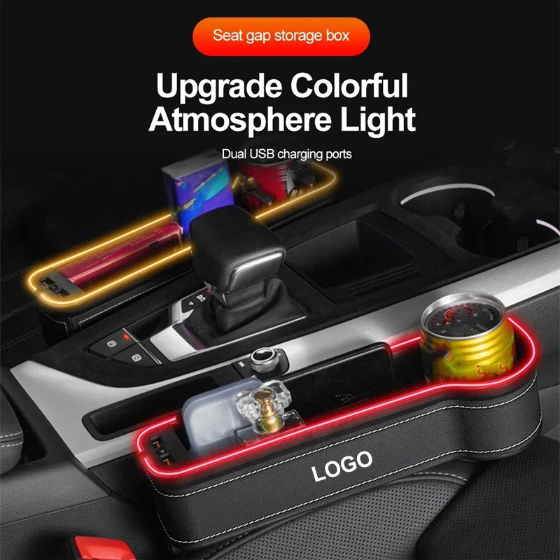 Bright and colorful car storage box 