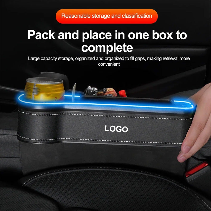 Bright and colorful car storage box 