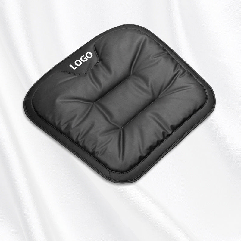 Non-slip and breathable leather car seat cushion 