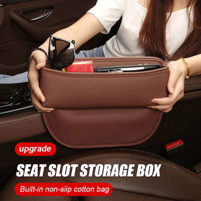 Multifunctional vehicle seat storage box 