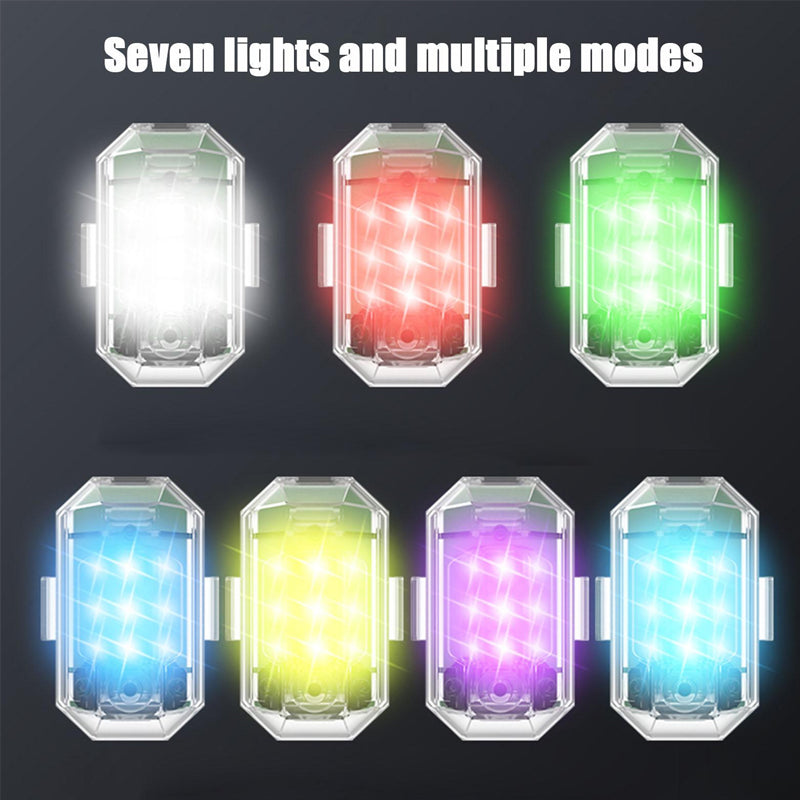 Wireless Remote Control LED Strobe Light 7 Colors