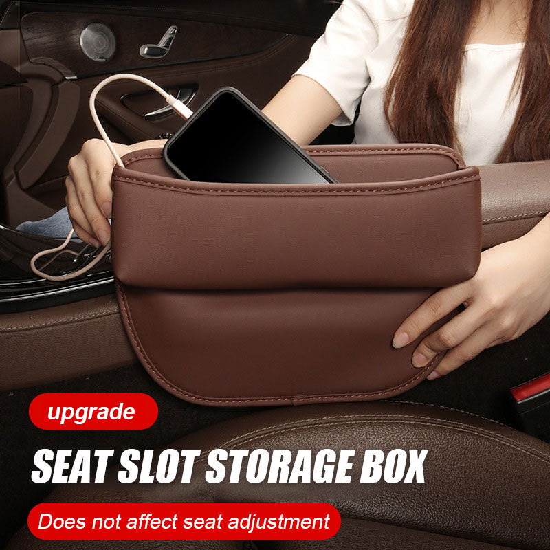 Multifunctional vehicle seat storage box 