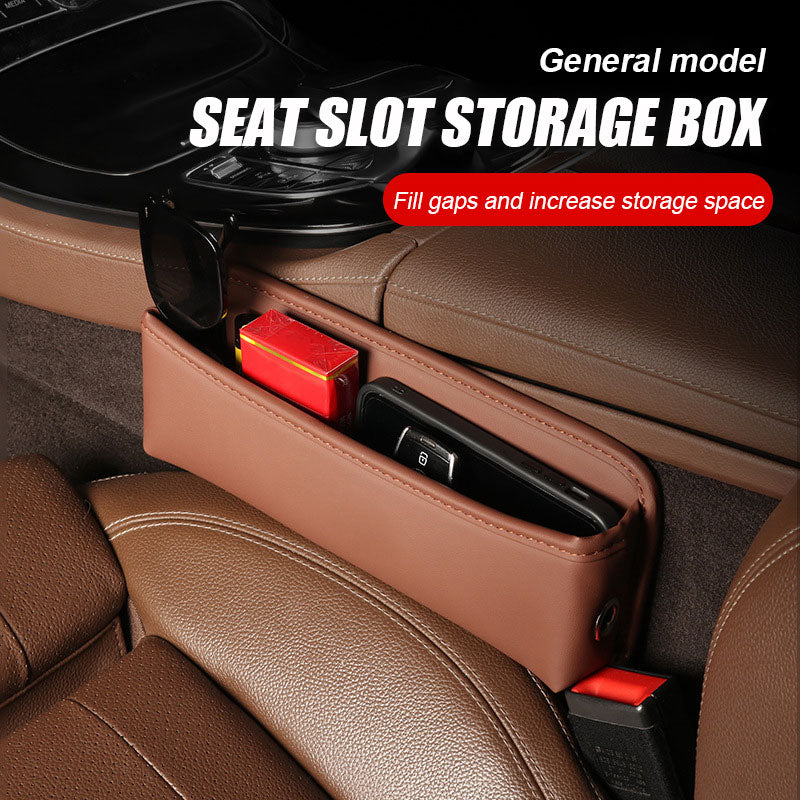 Multifunctional vehicle seat storage box 