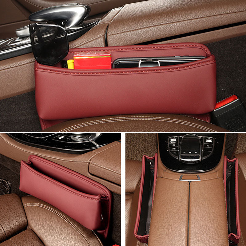 Multifunctional vehicle seat storage box 