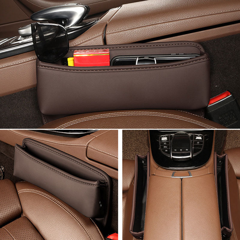 Multifunctional vehicle seat storage box 