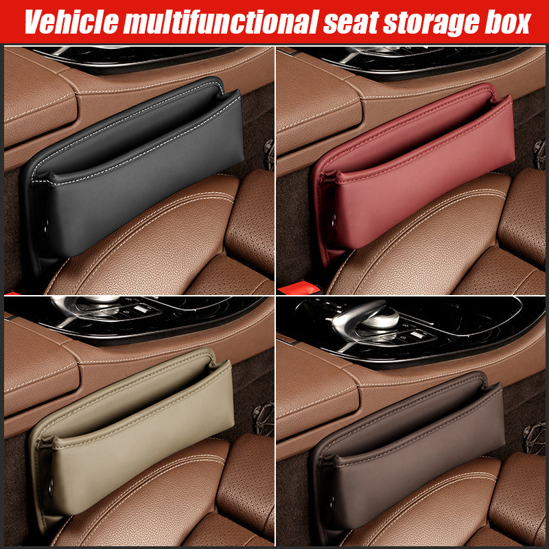 Multifunctional vehicle seat storage box 